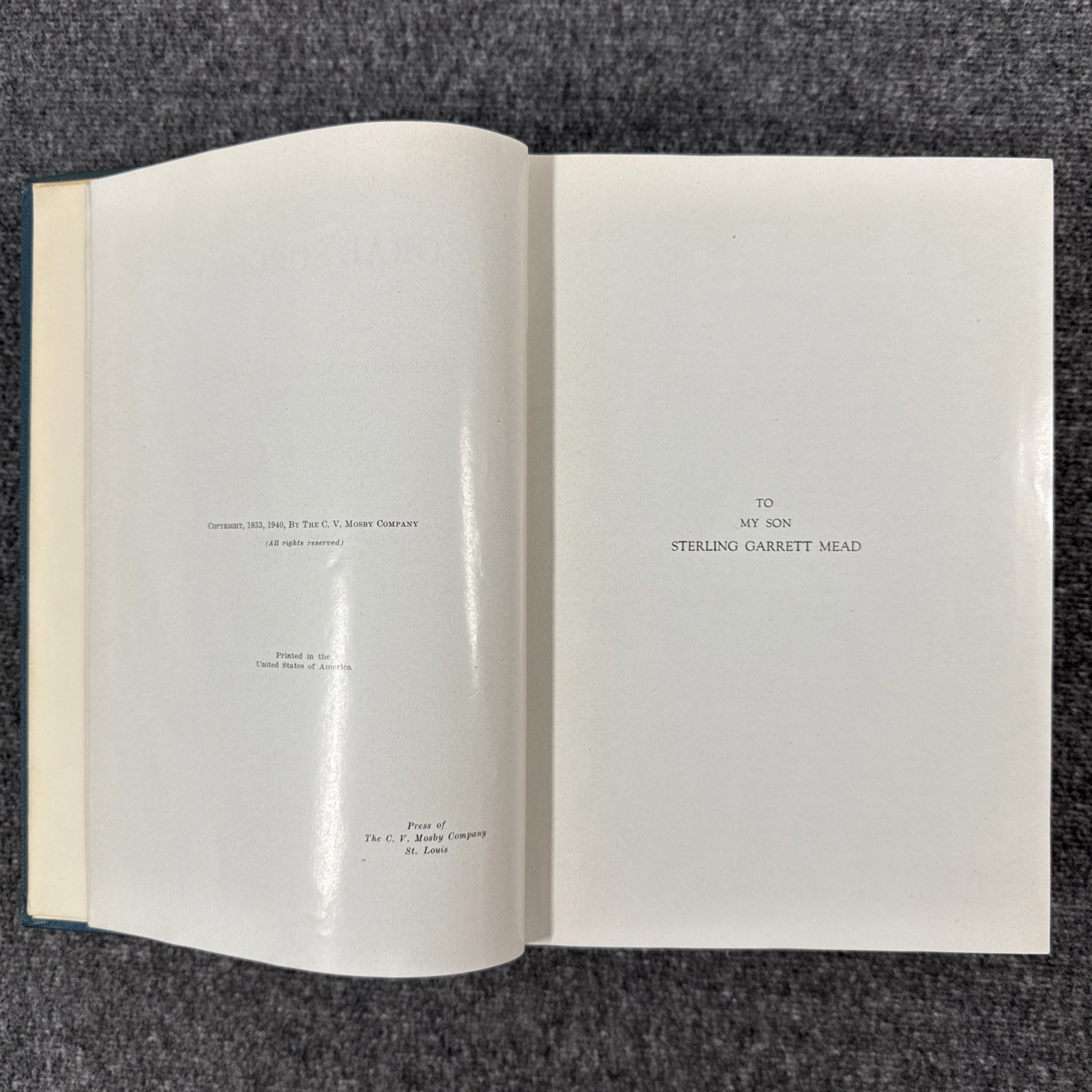 Oral Surgery by Sterling V. Mead Vintage 2nd Edition Hardcover Textbook 1940