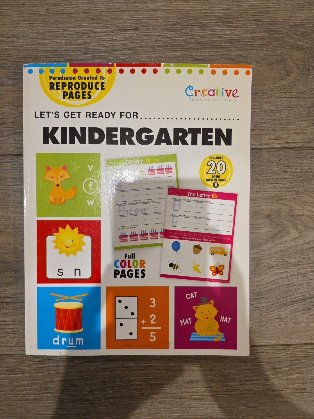 Let’s Get Ready for Kindergarten Educational Workbook PB