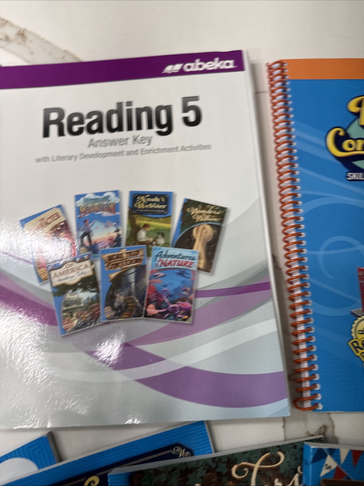 Abeka 5th Grade Reading Key With Reading Comprehension Key And All 7 Readers