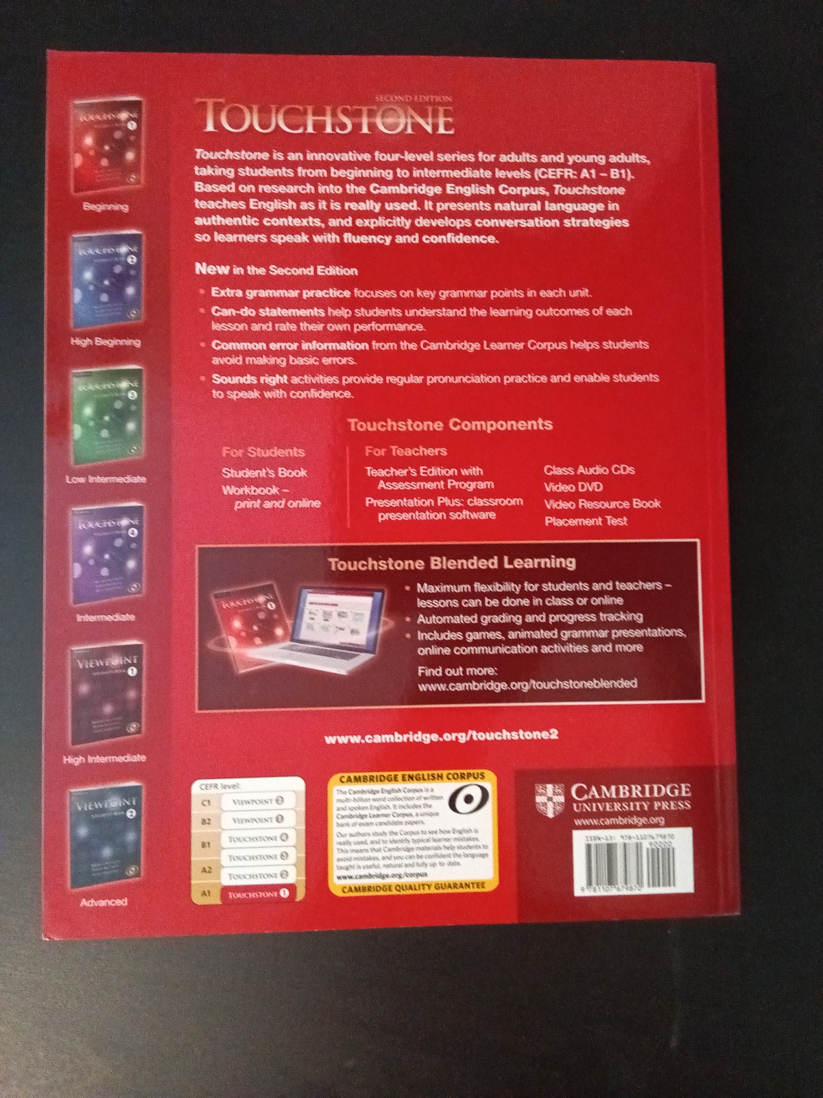 Cambridge Touchstone Level 1 and Level 2 Student’s Books Michael McCarthy (2014)
