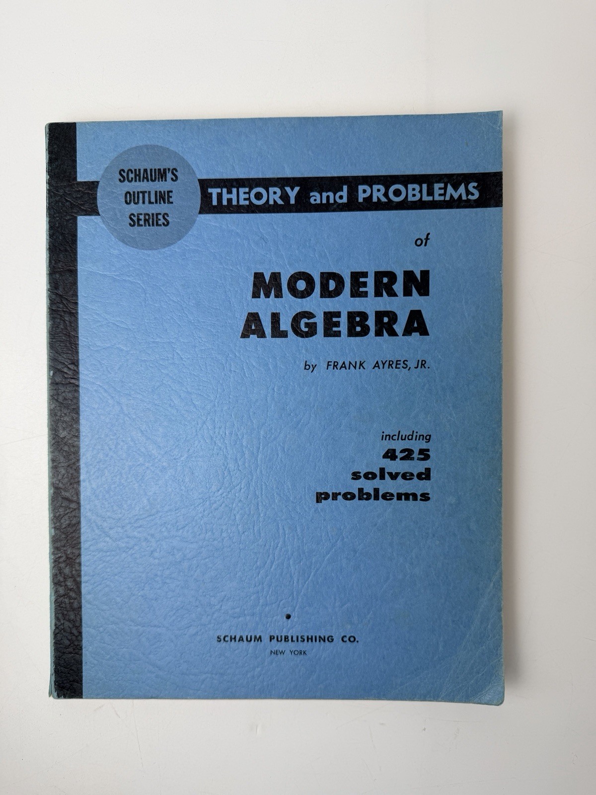 Vintage Lot of 11 Schaum’s Outline Series Mixed Theory & Problems Math PB- Good