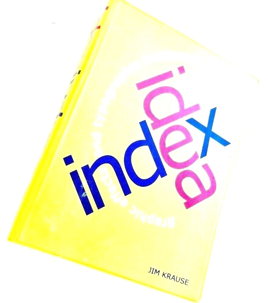 Book IDEA INDEX . Graphic Effects + Typographic by JIM KRAUSE . SUPER CREATIVE