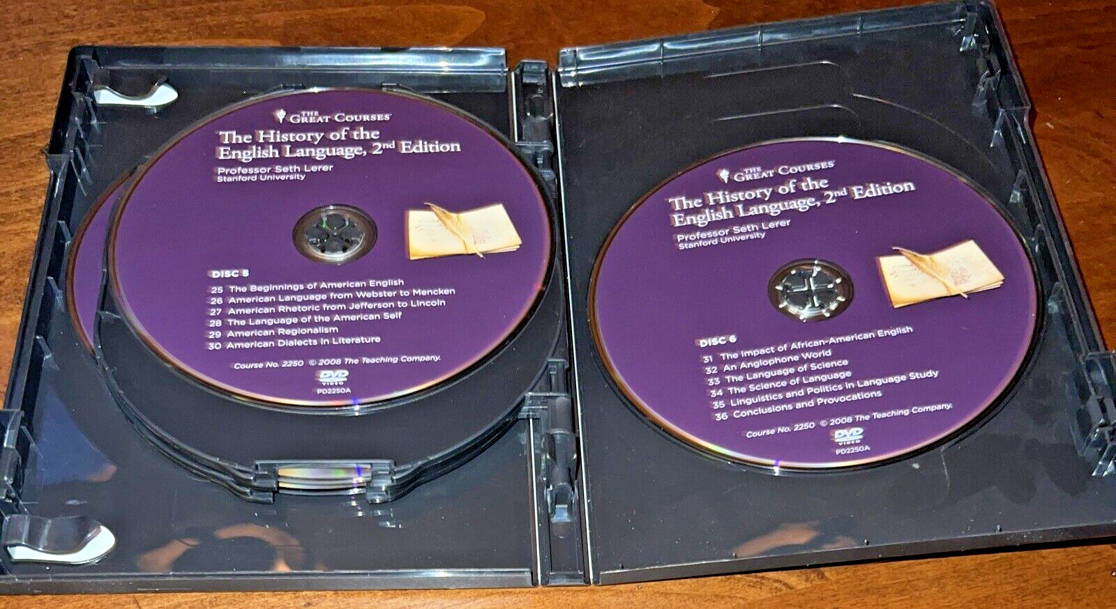 Great Courses- The History of the English Language, 2nd Edition DVDs + Guidebook