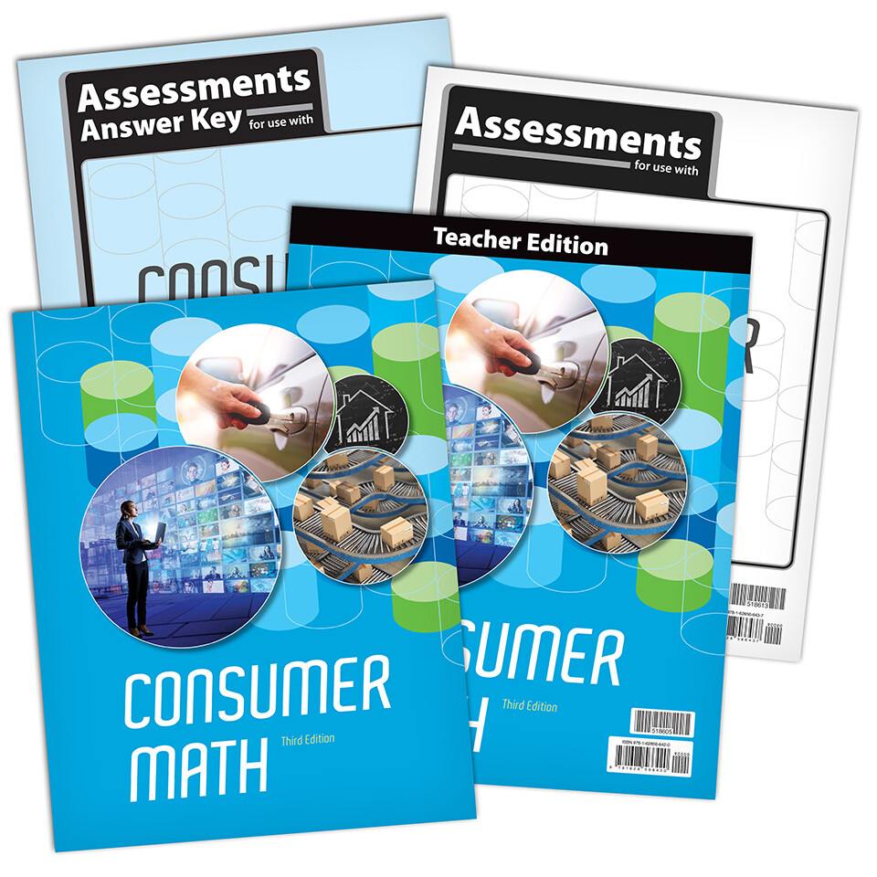 BJU Press- Consumer Math Subject Kit – 528414 Grade 11/12