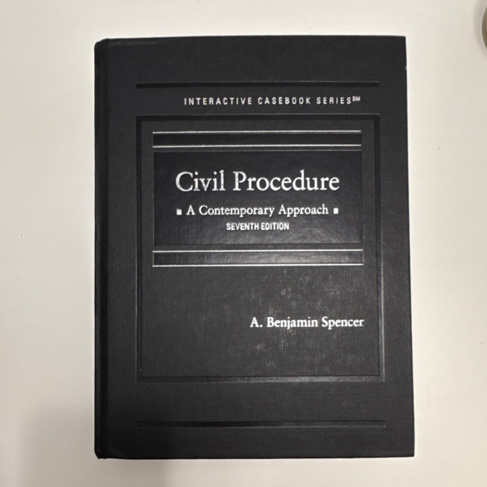West Academic Civil Procedure: A Contemporary Approach 7th Ed Spencer Hardcover