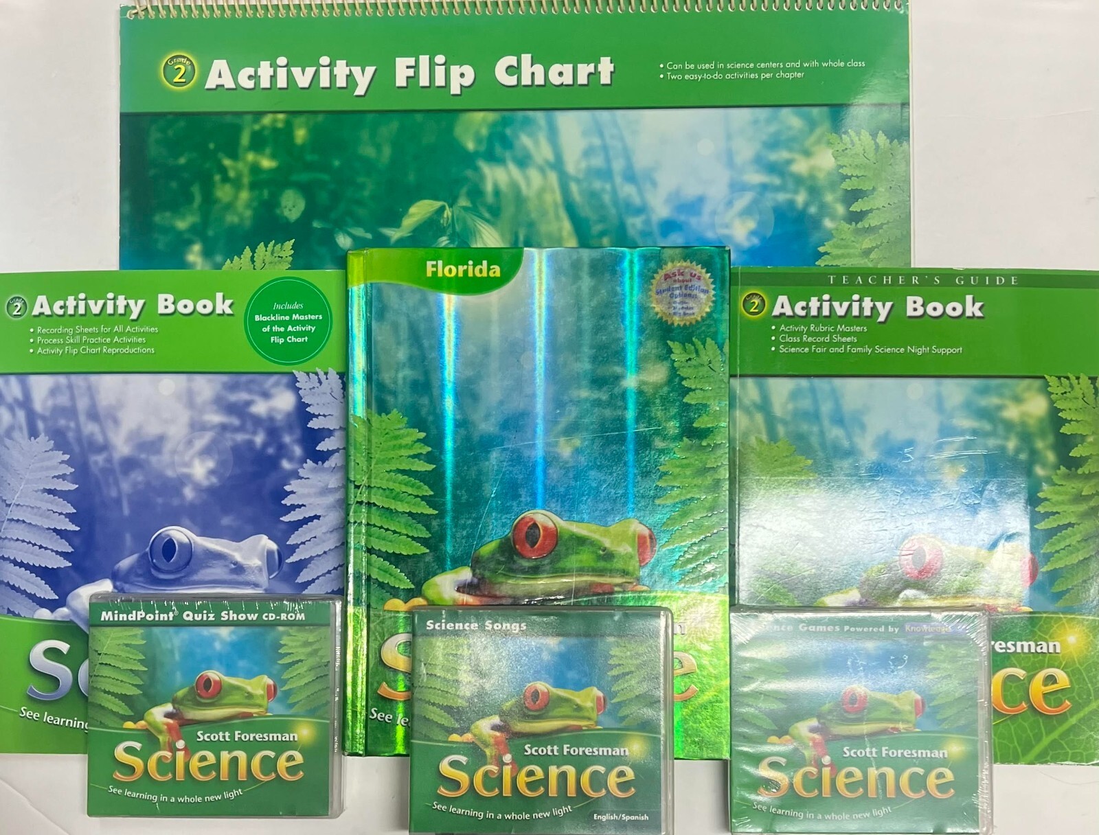 Grade 2 Scott Foresman Science Curriculum +Workbook & CD Bundle Homeschool 2nd