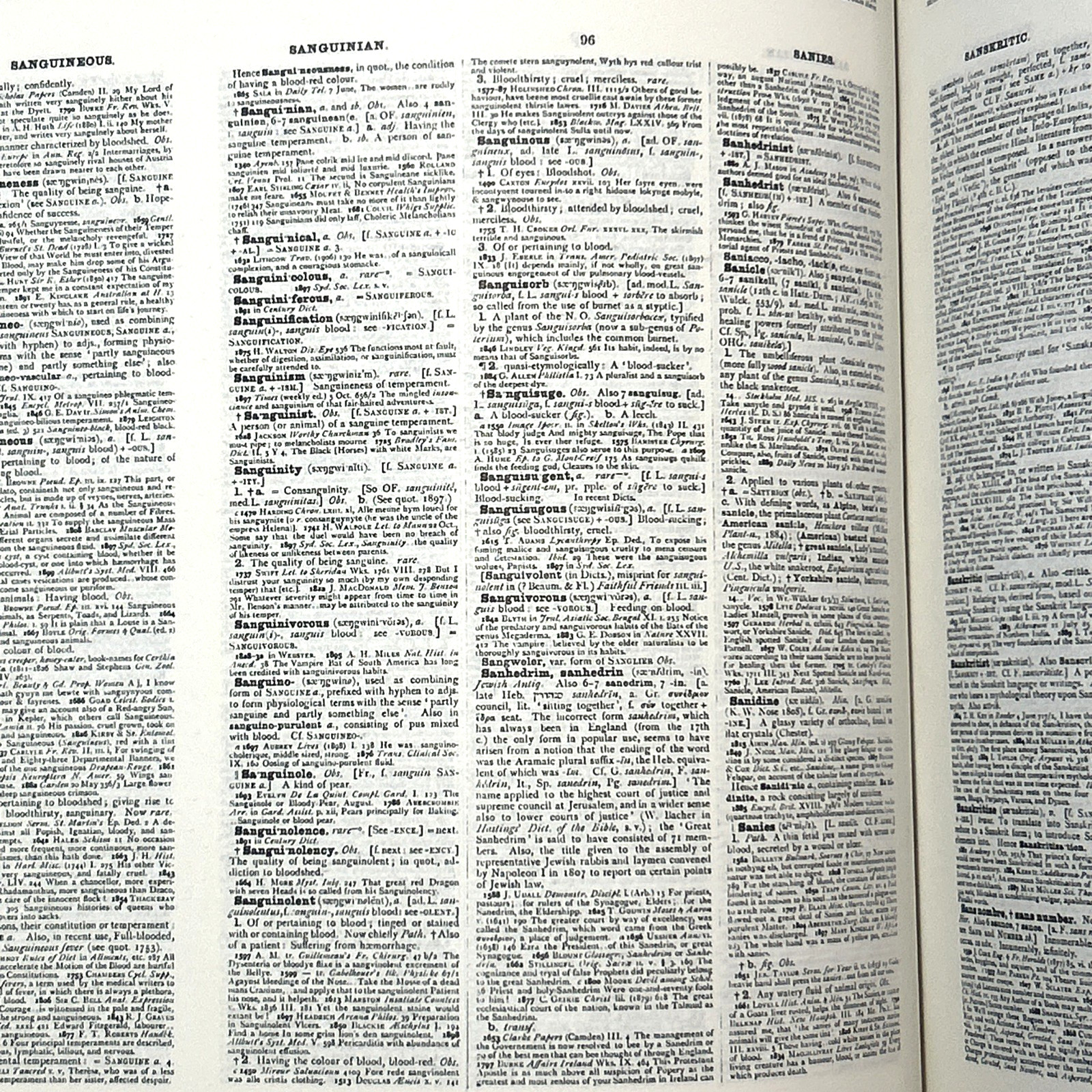 1971 Compact Edition Oxford English Dictionary With Original Magnifier Slipcase
