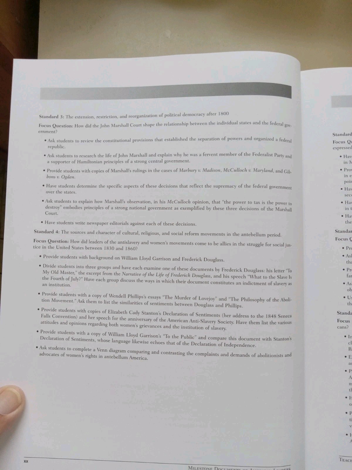 Milestone Documents Of American Leaders Volumes 1-4 Hardcover EX-LIBRARY