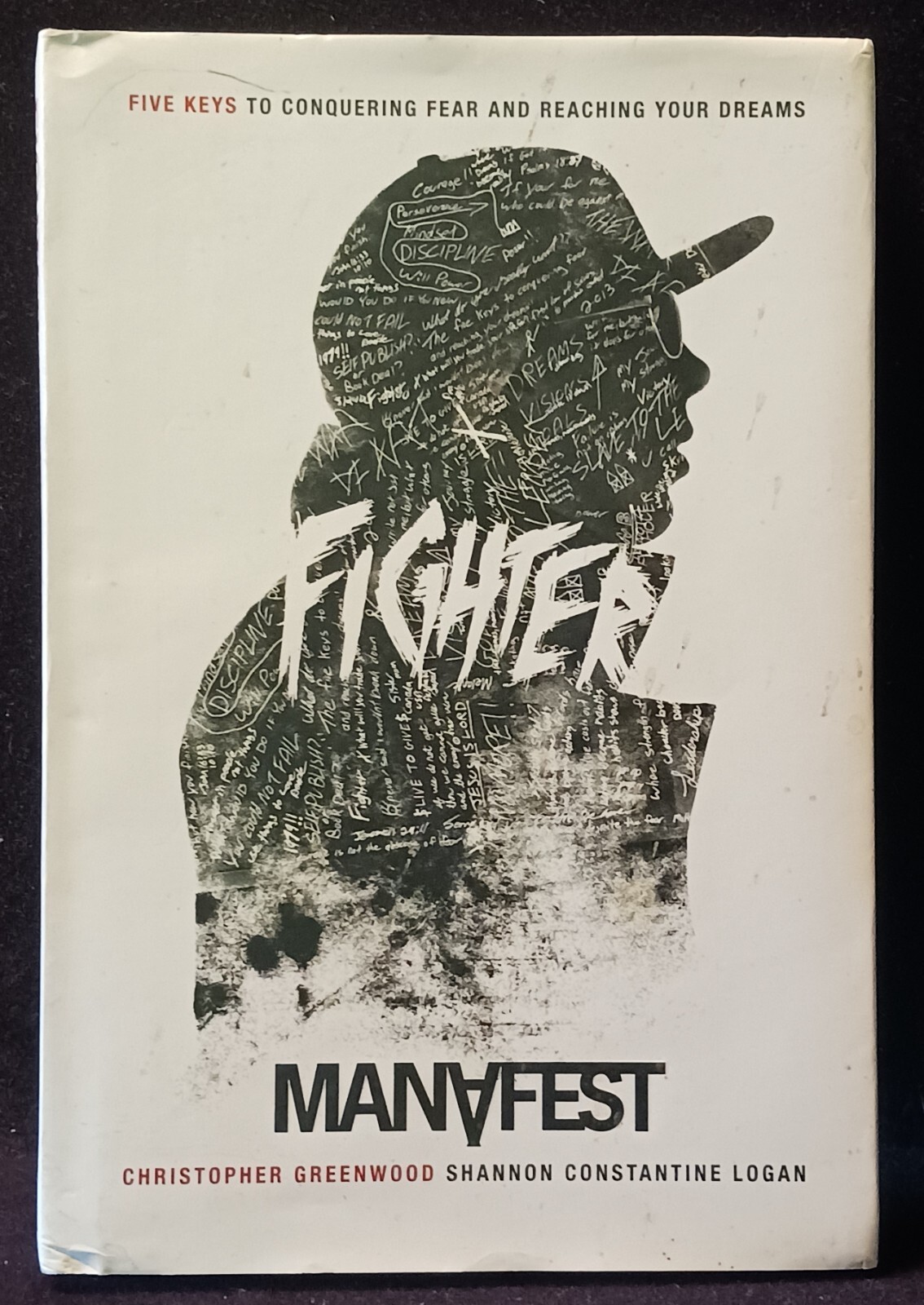 FIGHTER: Five Keys to Conquering Your Fear & Reaching Your Dreams Hardcover Book