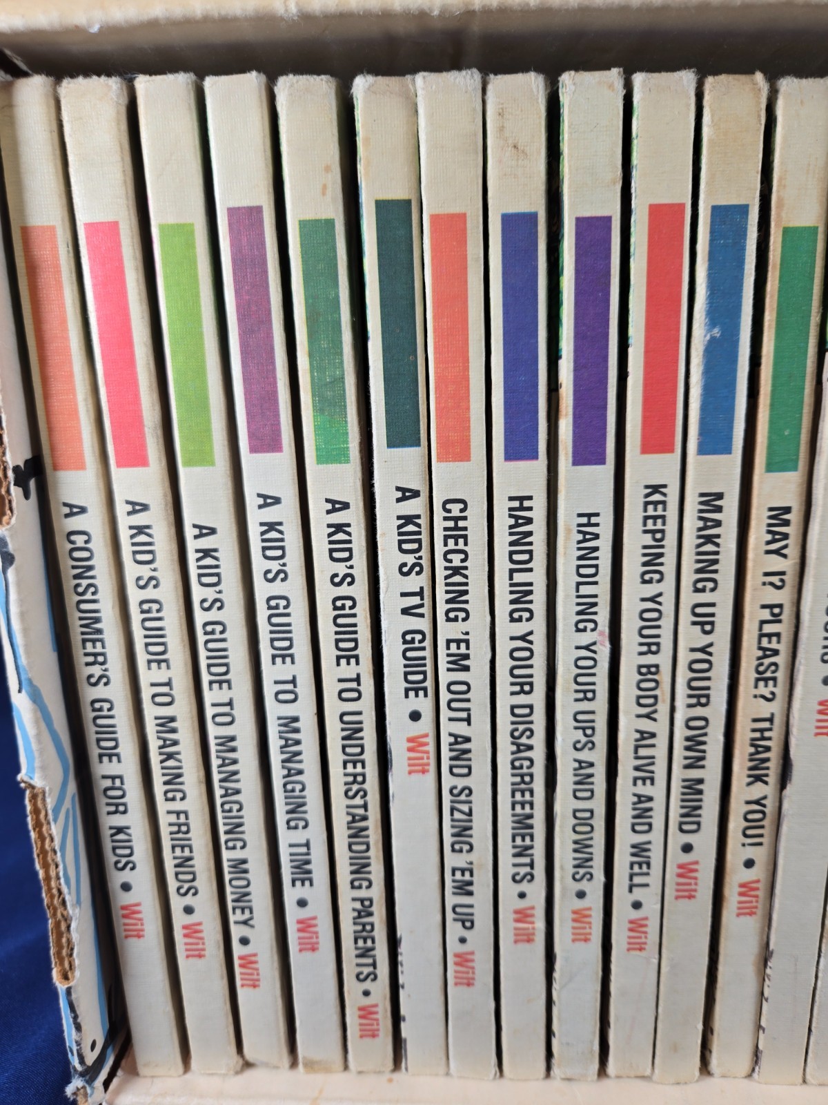 Vintage Joy Wilt “With” Children’s Self-Help Book Set 23 Volumes + Slipcase