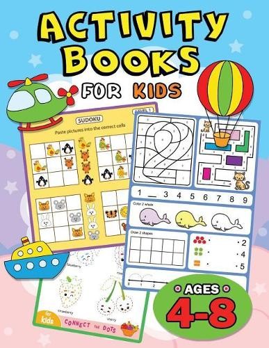 Rocket Publishing Activity books for kids ages 4-8 (Paperback)