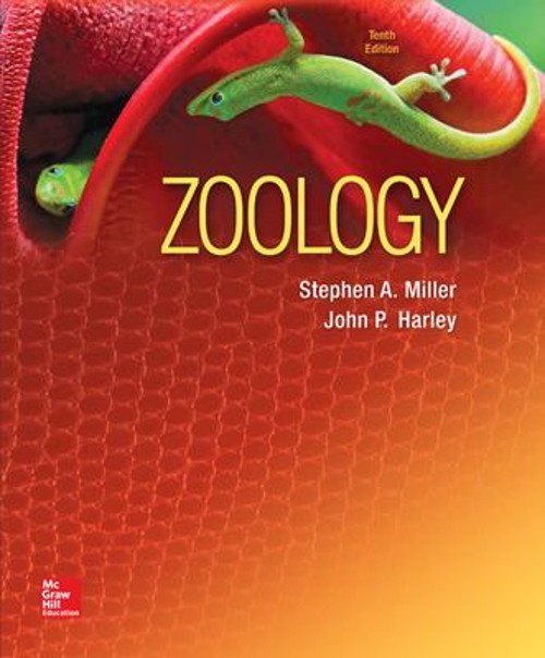 Zoology Hardcover John P., Miller, Stephen A. Harley