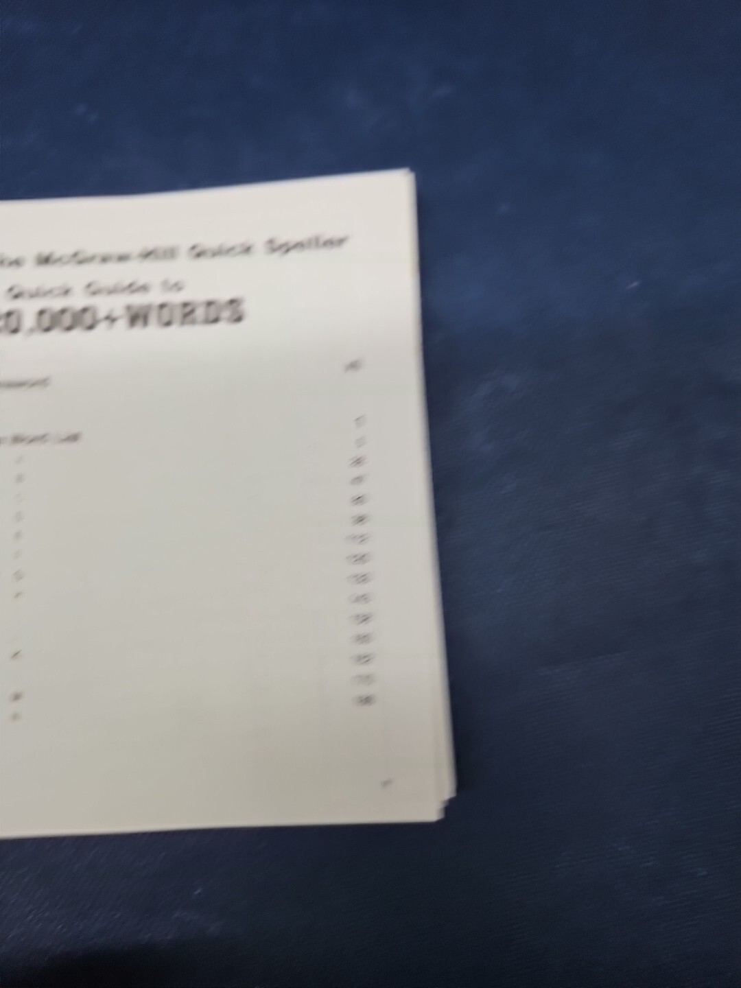 2000, “The Mcgraw-Hill Quick Speller”, Student Text by Mary Margaret Hosler