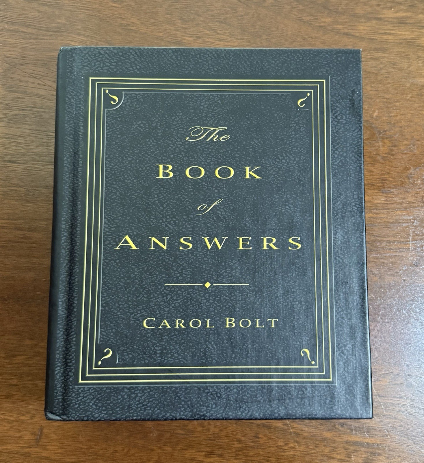 The Book of Answers by Bolt, Carol Hardback Book, Gift Book
