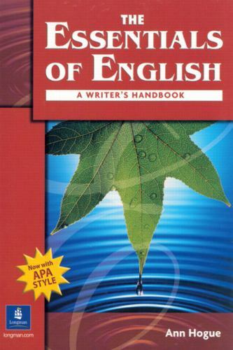 Essentials of English N/e Book with Apa Style 150090 by Ann Hogue (2003,…