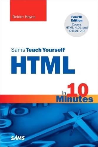 Sams Teach Yourself HTML in 10 – VERY GOOD
