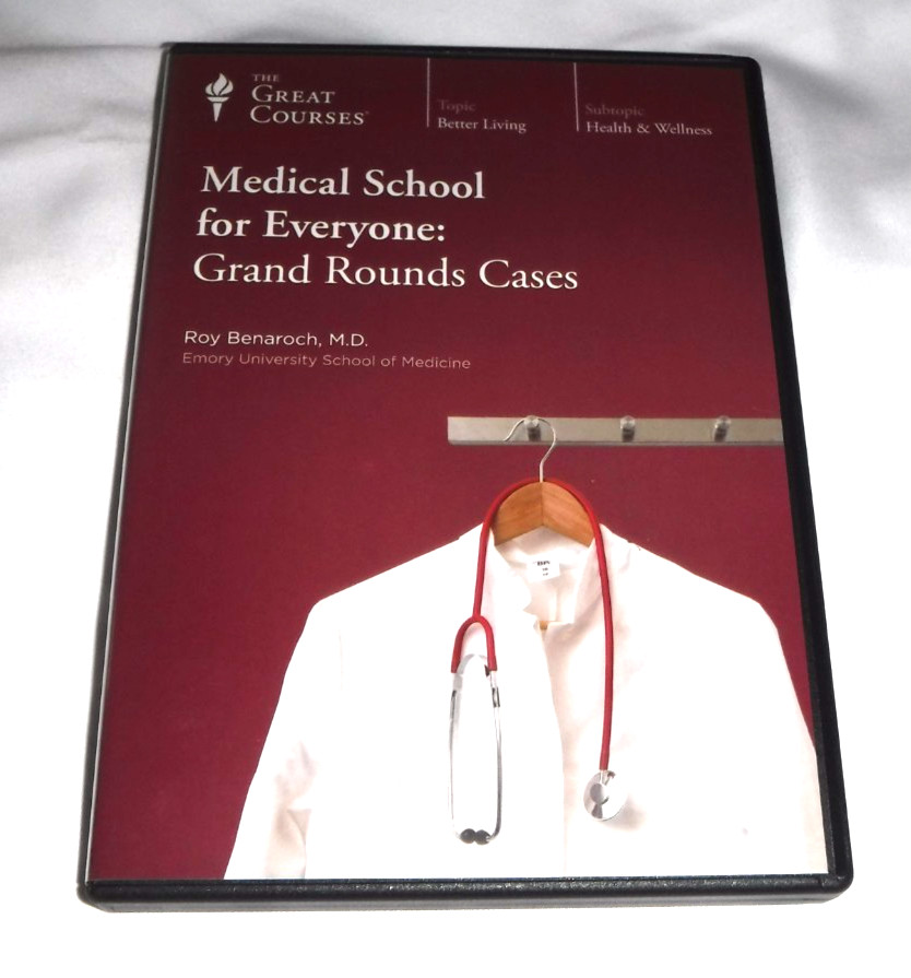 Medical School for Everyone : Grand Rounds Cases by Roy Benaroch (2014, DVD)