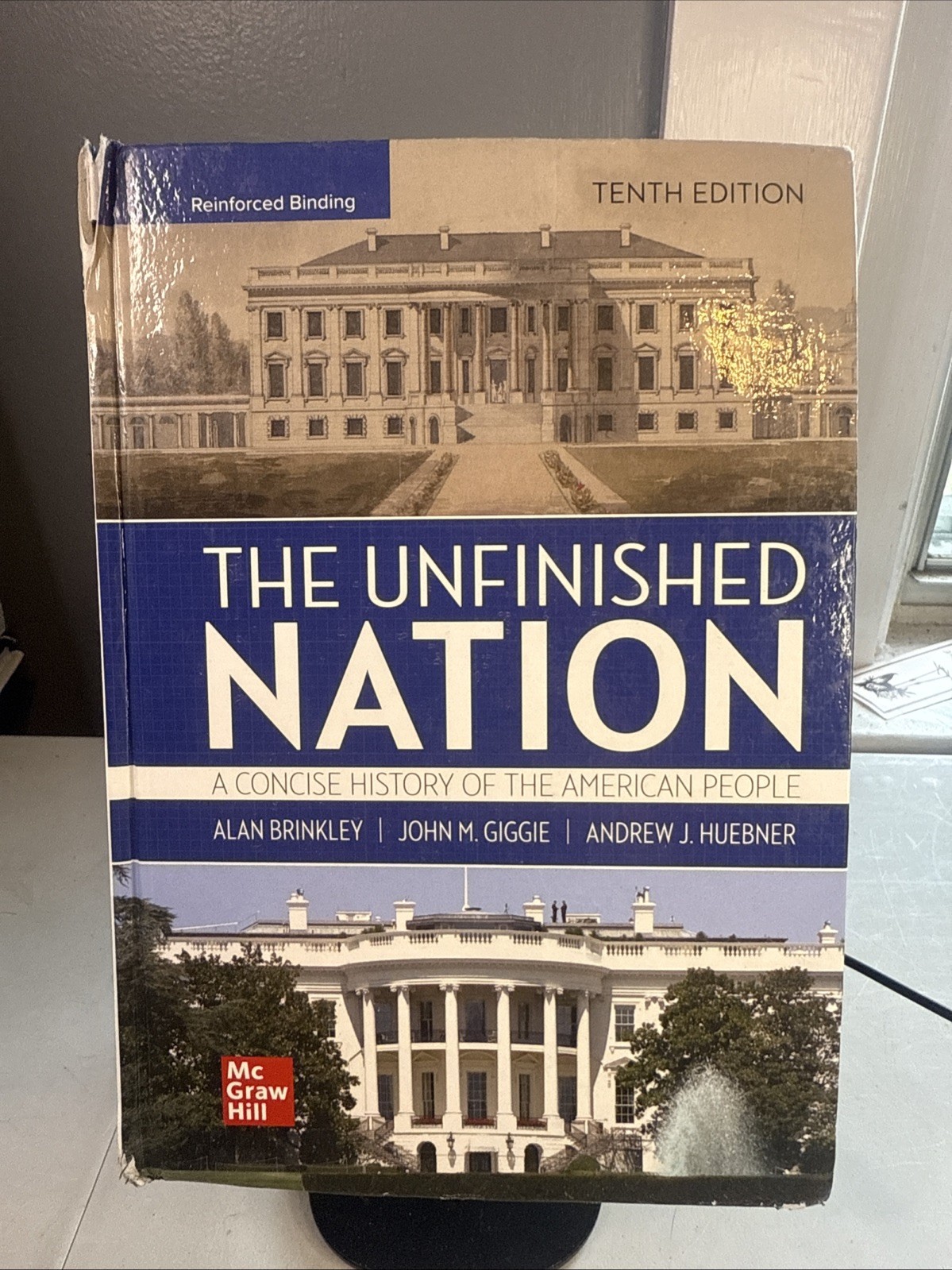 Brinkley the Unfinished Nation 10th Edition 2023- Hardcover – POOR SHAPE