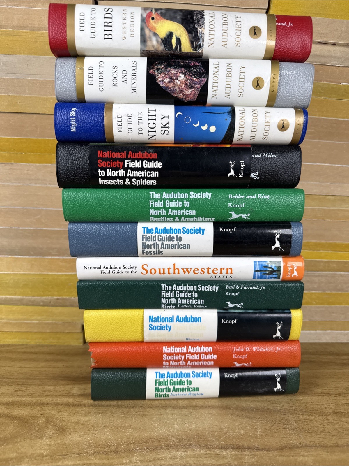 National Audubon Society Field Guide Lot of 11 Set Bundle HC Knopf Nature Books