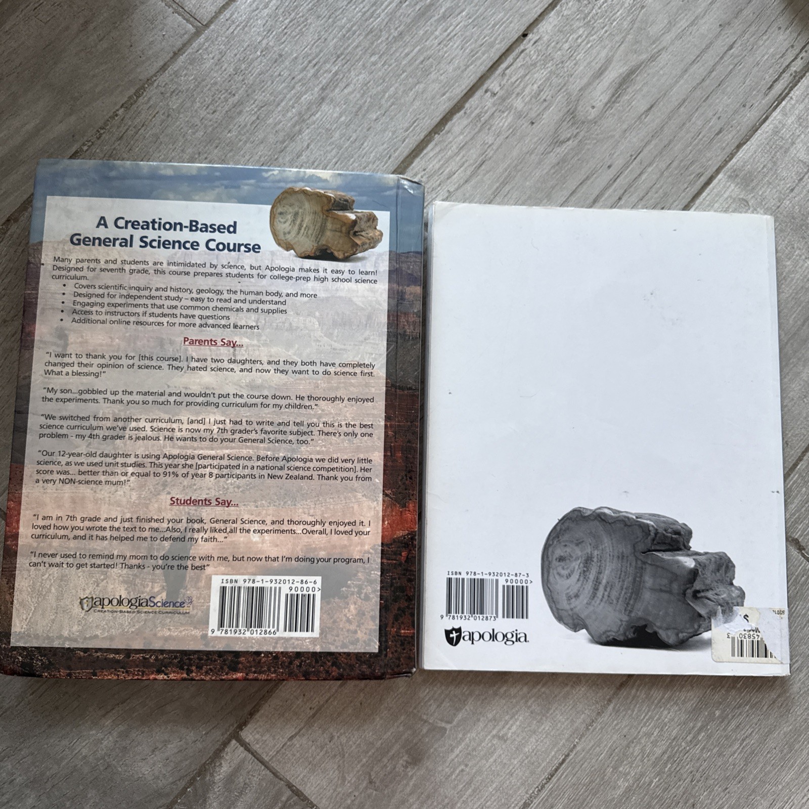 Apologia General Science 2nd edition Textbook and Solutions/Test Book