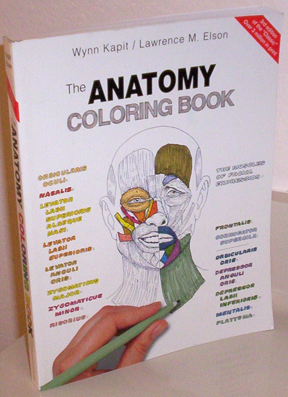 The Anatomy Coloring Book – paperback Elson, Lawrence M.|Kapit, Wynn
