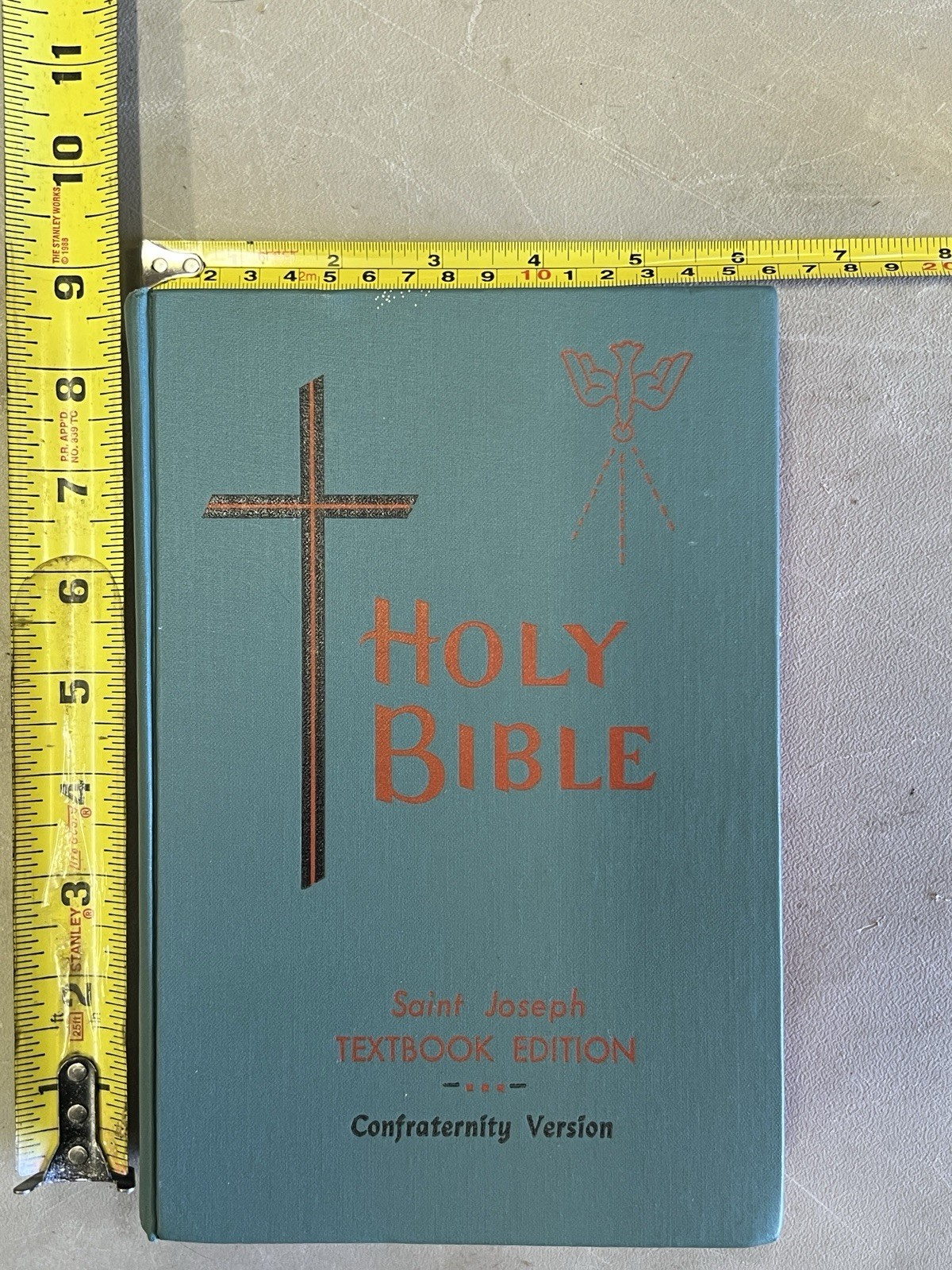 Holy Bible Saint Joseph Textbook Edition VINTAGE 1963 Confraternity Hardcover