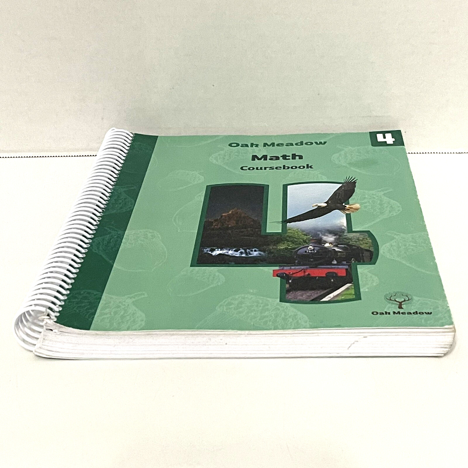 Oak Meadow Math Coursebook Grade 4 Educational Spiral Textbook READ DESCRIPTION!