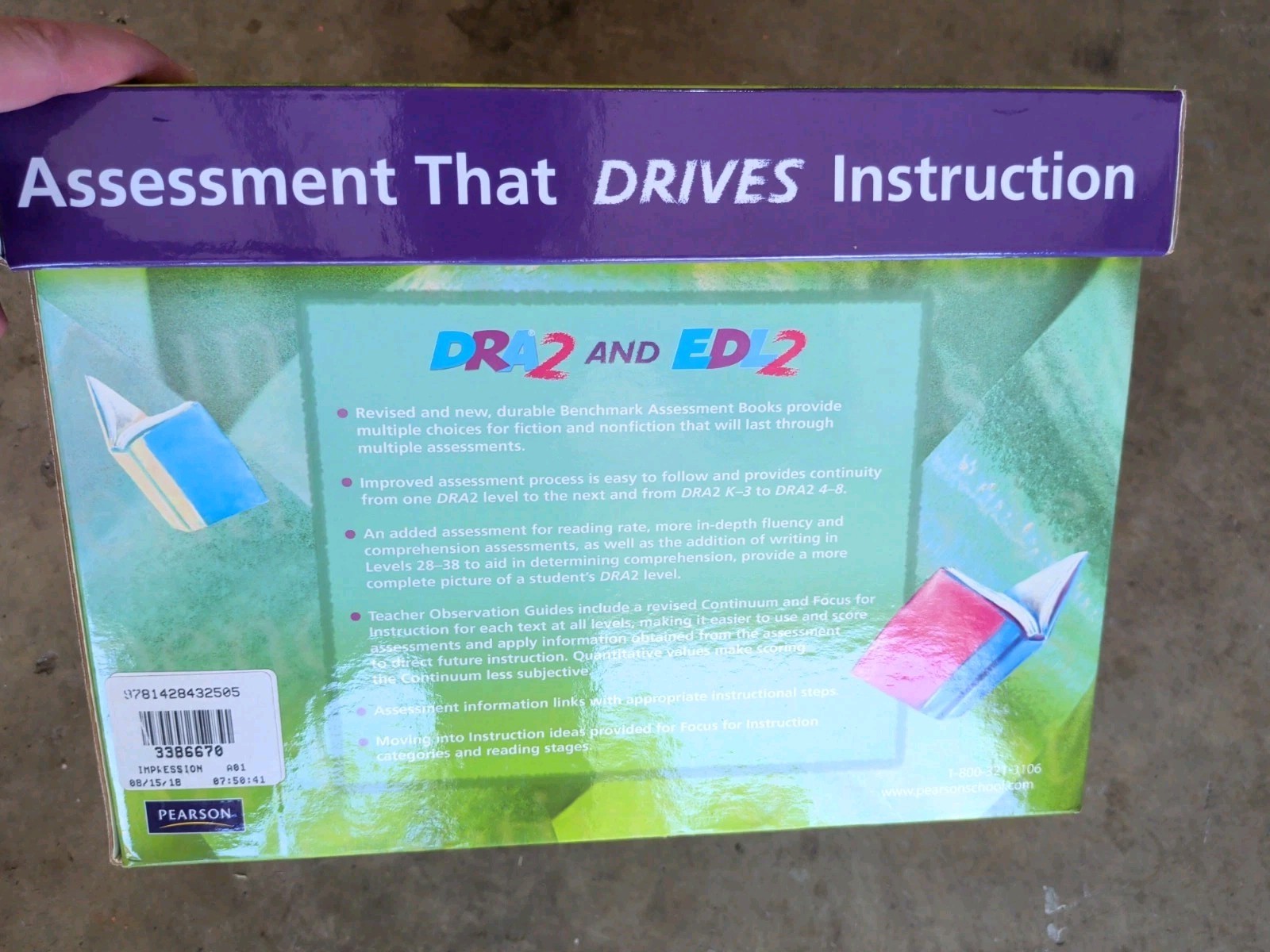Homeschool Pearson DRA2 EDL2 Grades K-3 Reading Assessment Kit Course 89 Books