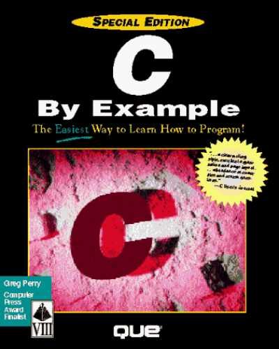C by Example – Paperback, by Perry Greg M. – Acceptable