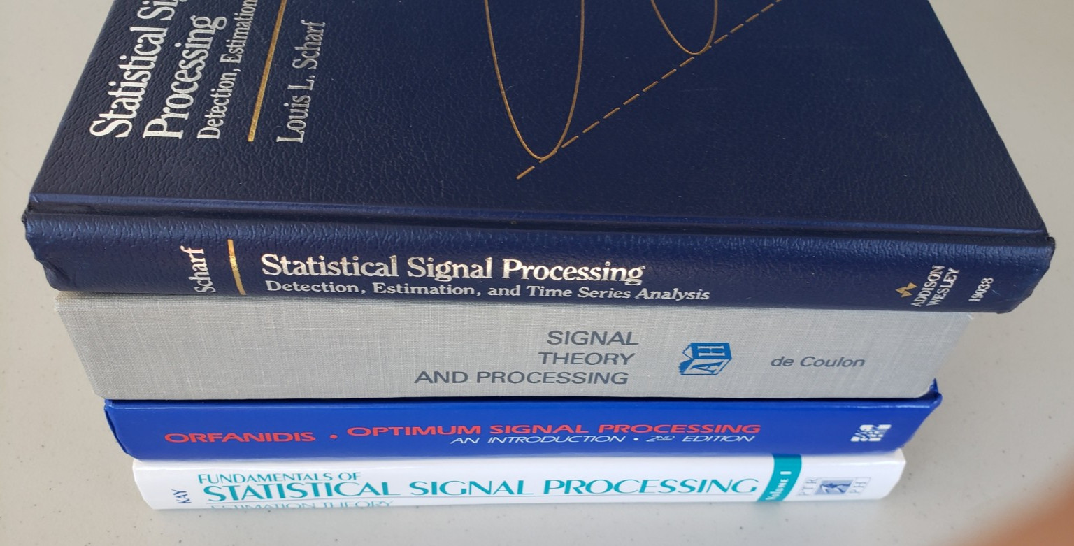Signal Processing Estimation Theory 4 Book Lot Like NEW Orfanidis Kay