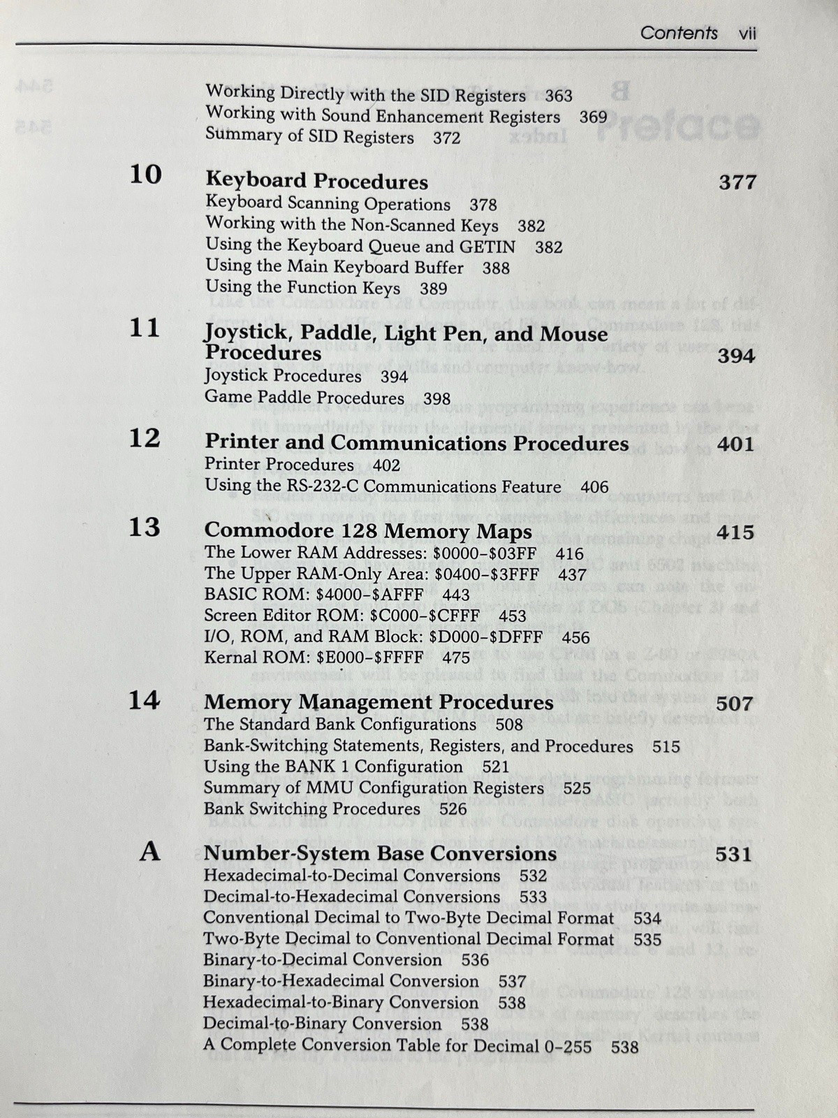 Commodore 128 Reference Guide for Programmers SAMS book -1 986