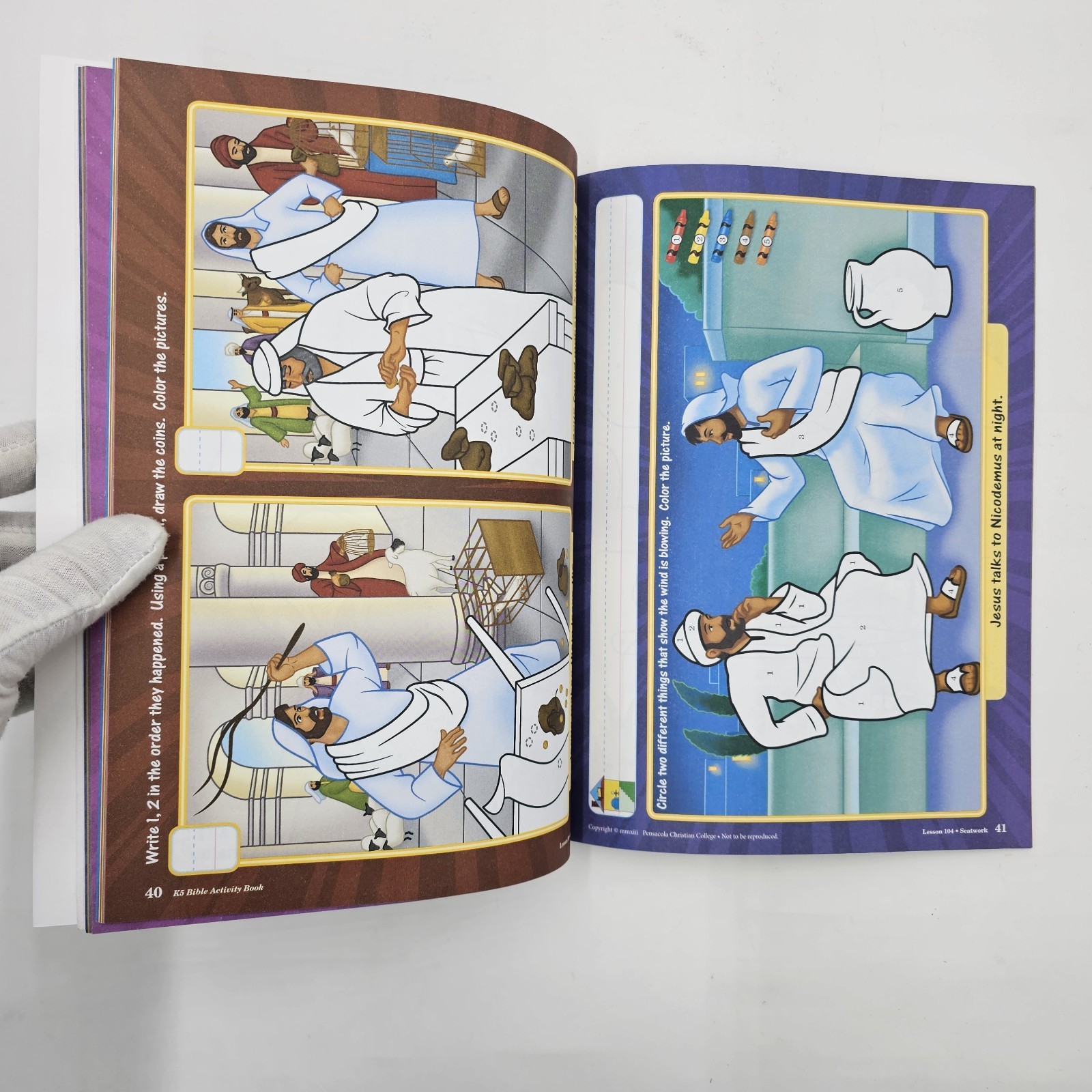NEW | Abeka K5 Bible Activity Book | 2nd Edition Kindergarten | Bound Paperback