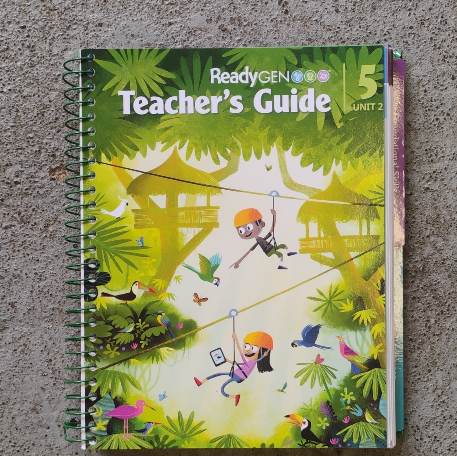 Pearson ReadyGEN Teacher’s Guide Grade 5 Units 1-4 Spiral Bound Set