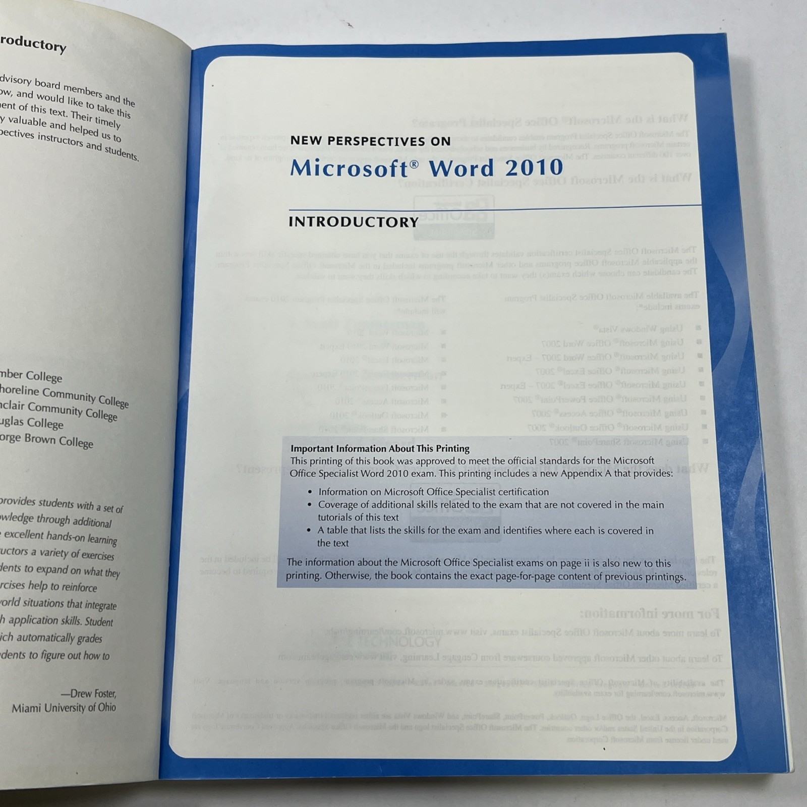 NEW PERSPECTIVES ON MICROSOFT WORD 2010: INTRODUCTORY By S. Scott Zimmerman