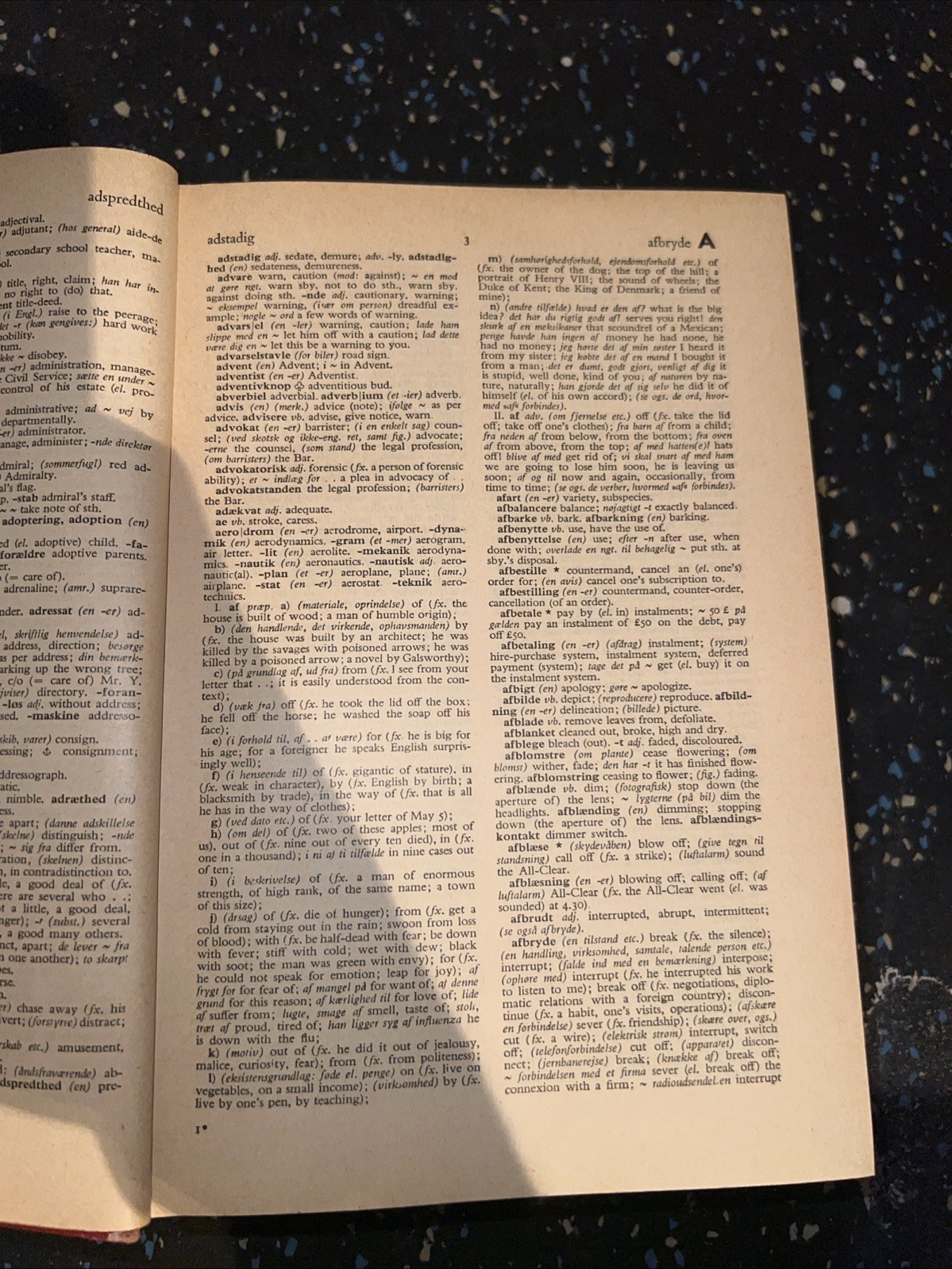 MCKAY’S MODERN DANISH ENGLISH/ENGLISH-DANISH DICTIONARY (1959 Edition – VG)