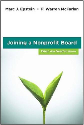 Joining a Nonprofit Board: What You Need to Know – Hardcover – GOOD