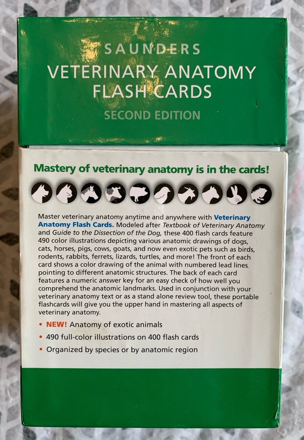 Veterinary Anatomy Flash Cards by Baljit Singh 2015 Cards Flash Cards Elsevier