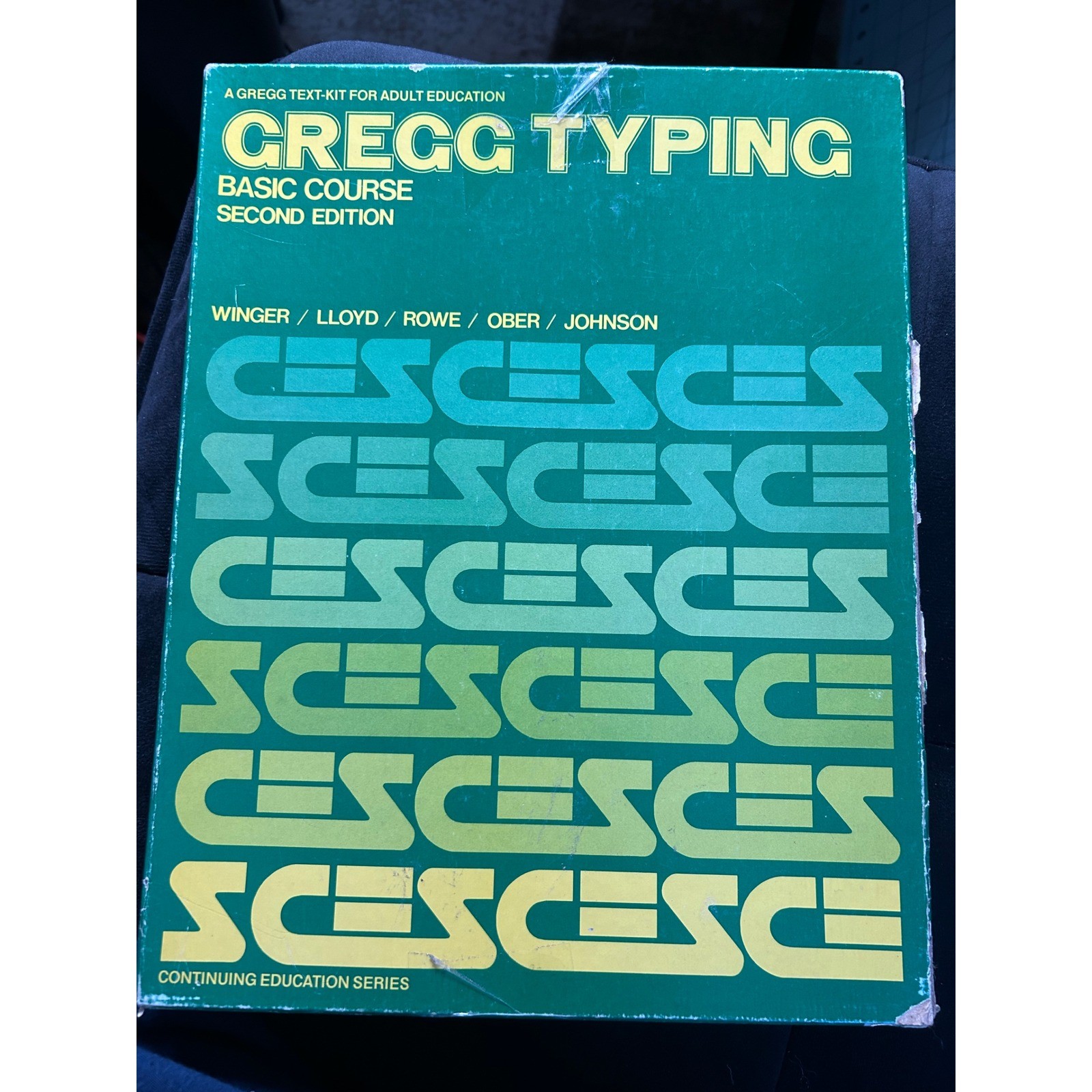 Gregg Typing Basic Course Second Edition Vintage Text-Kit Adult Education 1980