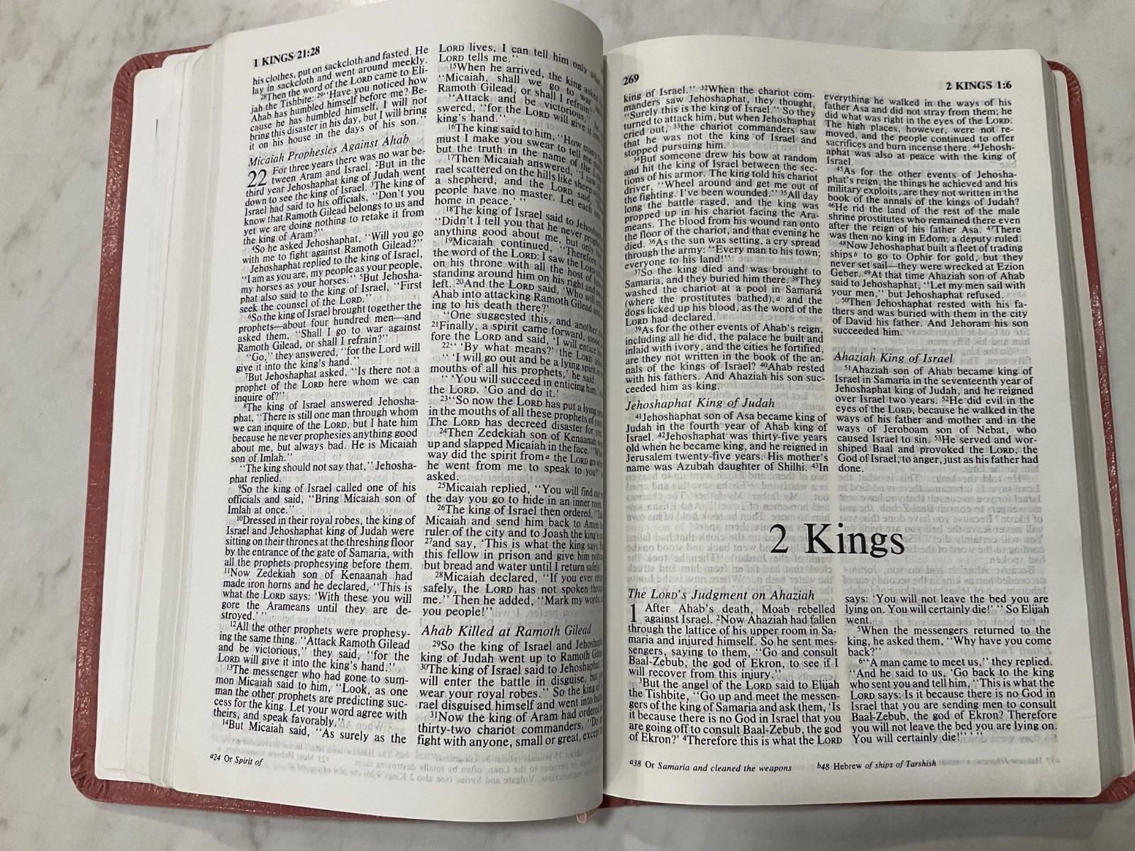 Bible NIV 1984 Thinline Pink Bonded Leather 1990 Good Condition