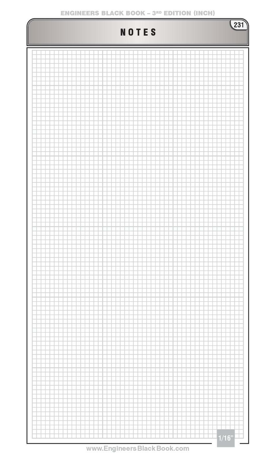 ENGINEERS Black Book – 3rd Edition (METRIC) Large Workbench Edition