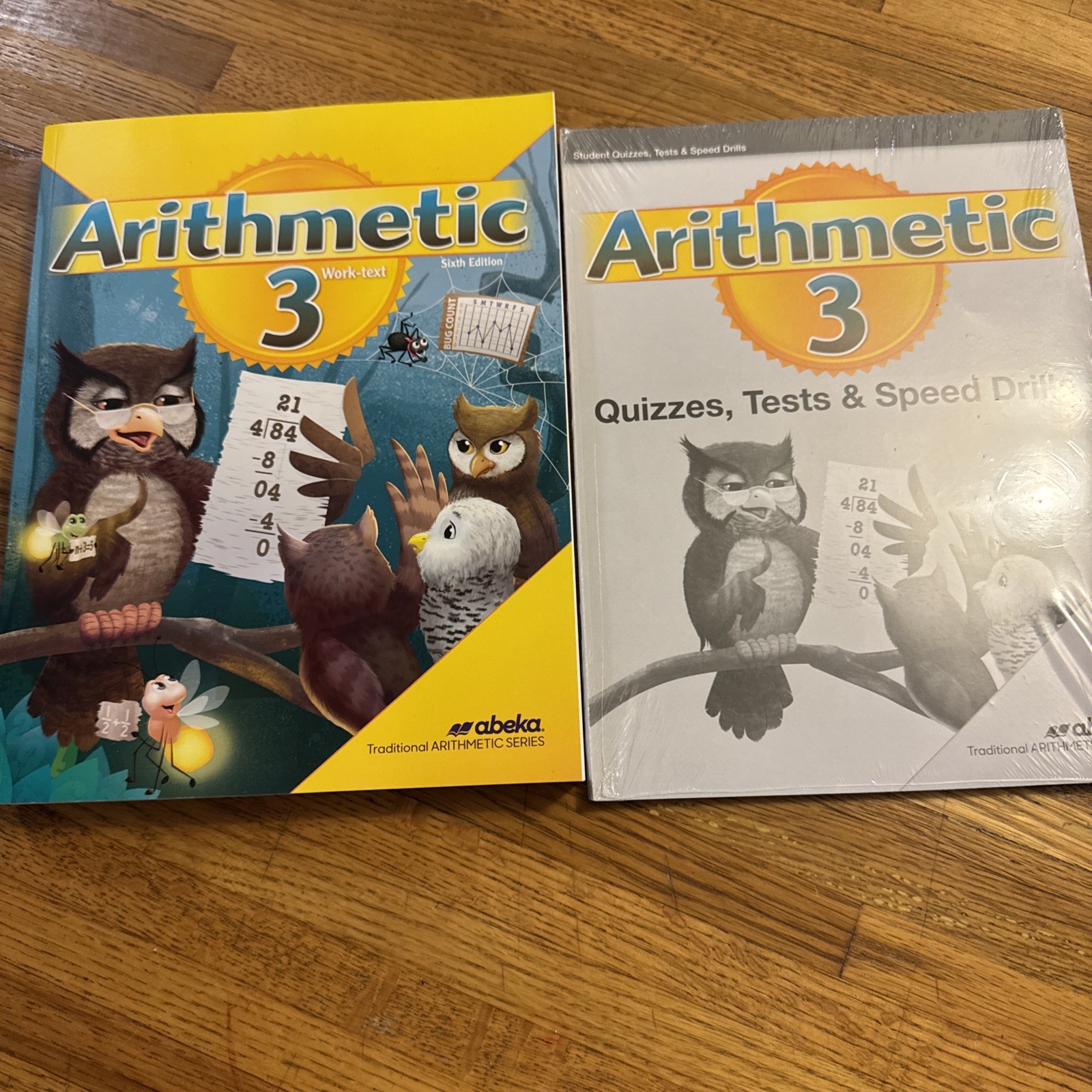 Abeka 3rd Grade Arithmetic Student Work Text with Test and Speed Drills New