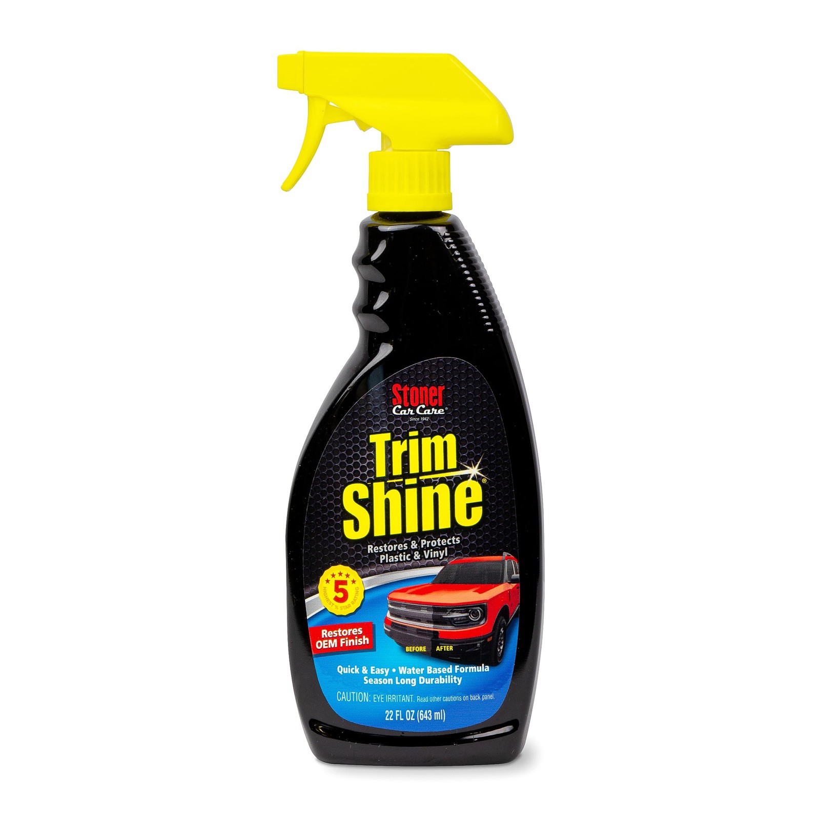 Stoner Car Care 92034 Trim Shine – Black Trim and Plastic Restorer for Cars –…
