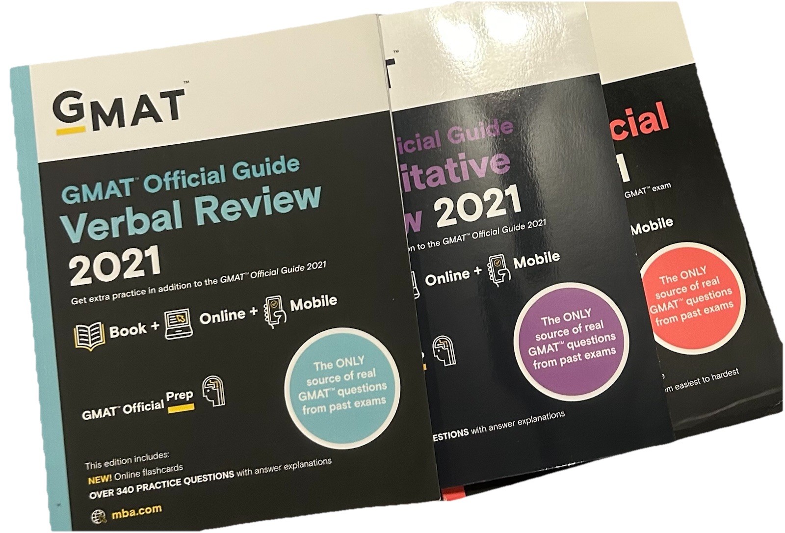 GMAT Official Guide with Verbal and Quantitative Review Books 2021