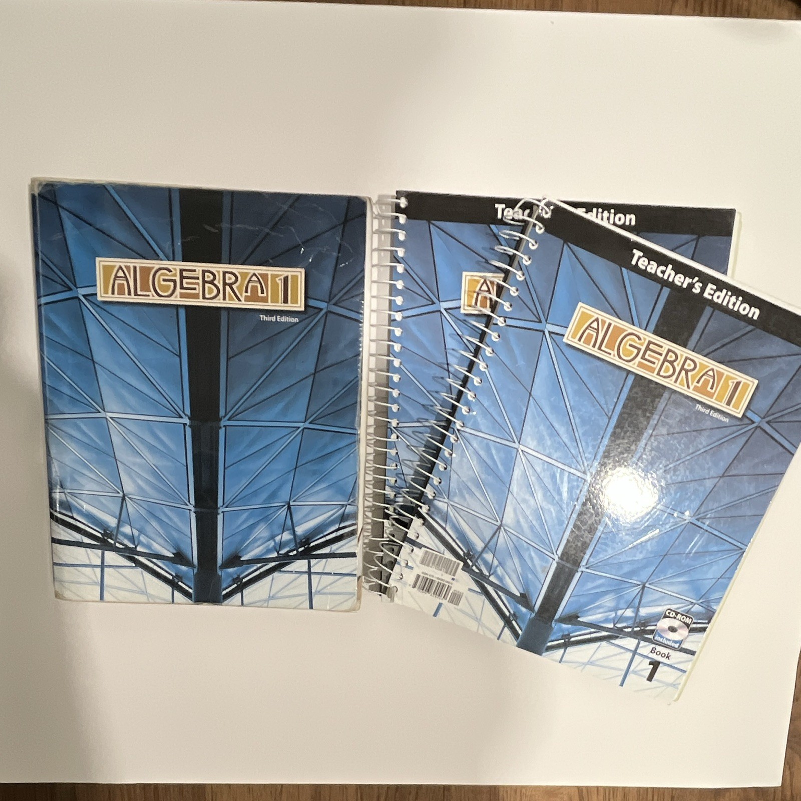 Algebra 1 Teacher’s Edition 3rd Ed Ring/Wire Bound Bju Staff Textbook