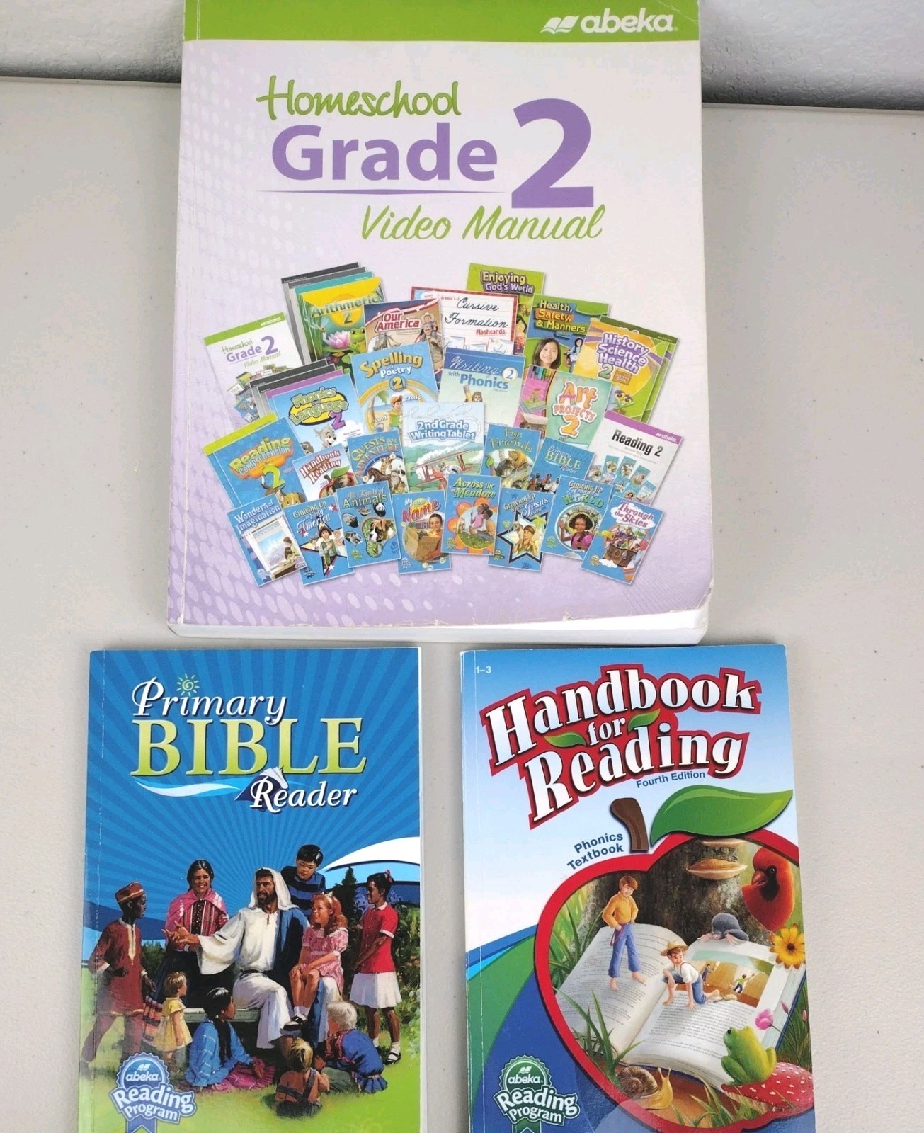 Abeka 2nd grade Book LOT 23 Books Homeschool Science, Math, History, Reading