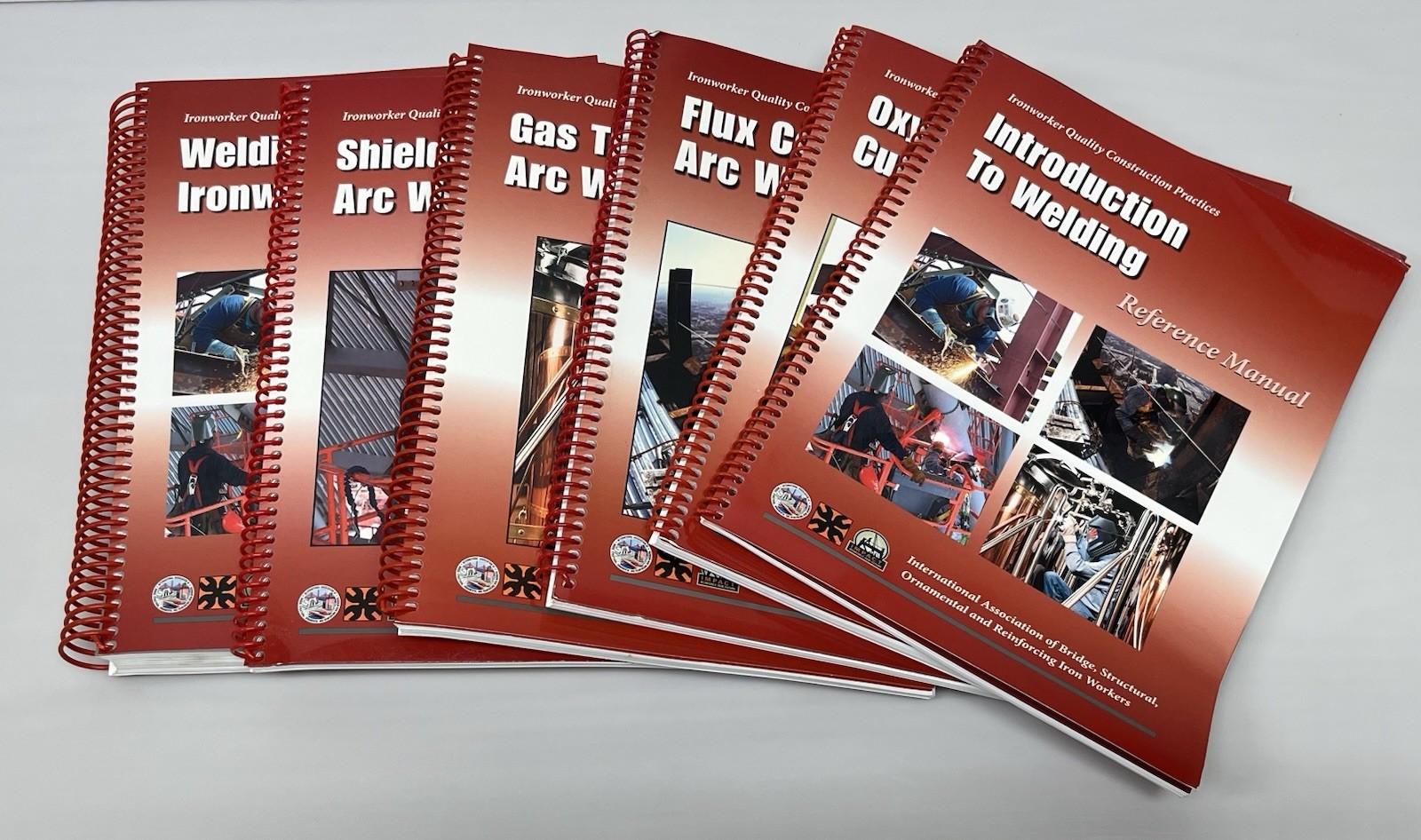 Mixed Lot 6 Ironworker Gas & Arc Welding Reference Manuals & Student Workbook