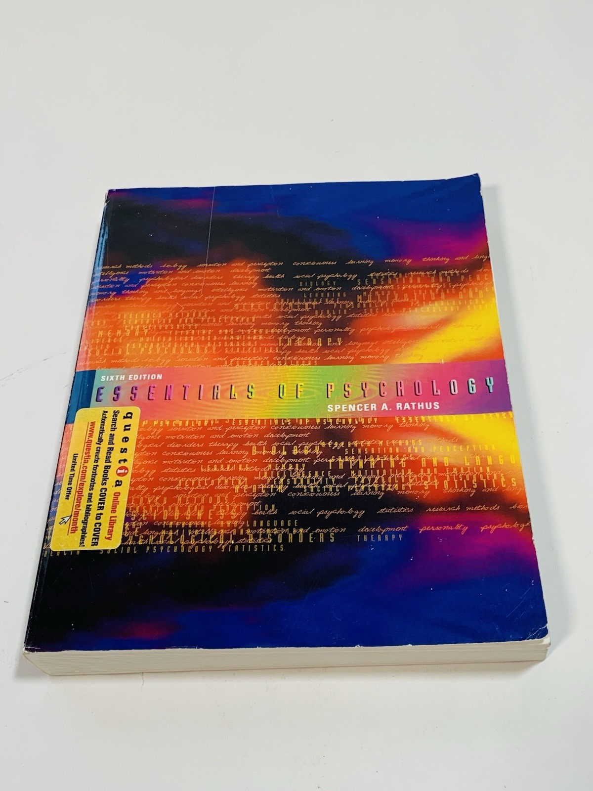 Essentials of Psychology von Rathus, Spencer A. | Buch | Zustand gut