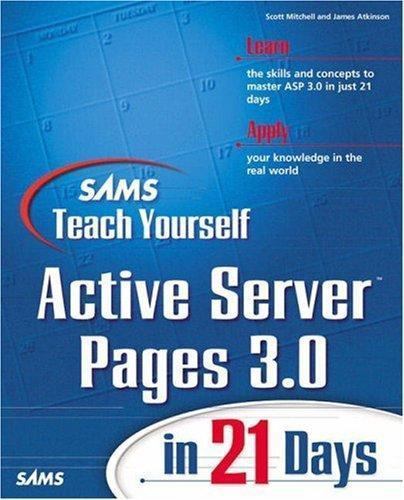 Sams Teach Yourself Active Server Pages 30 in 21 Days – Paperback – VERY GOOD