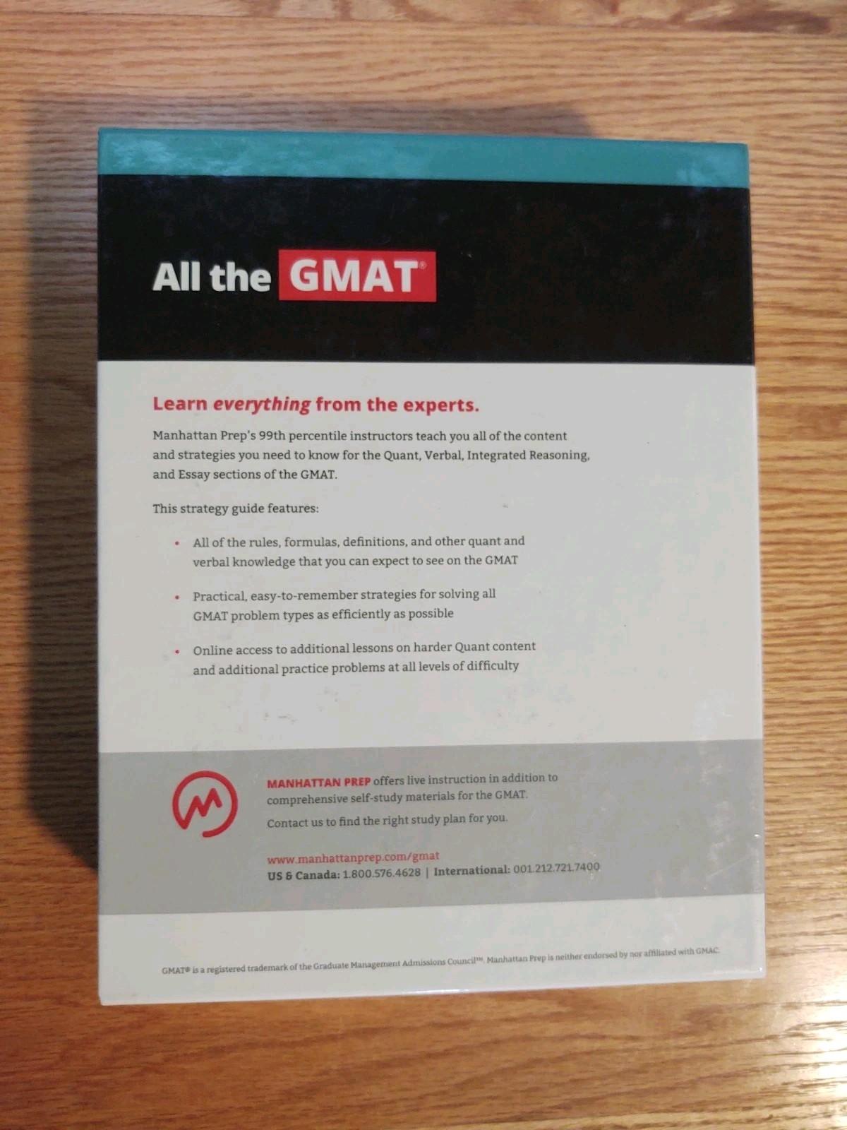 Complete GMAT Strategy Guide Set (Manhattan Prep GMAT Strategy Guides) – GOOD