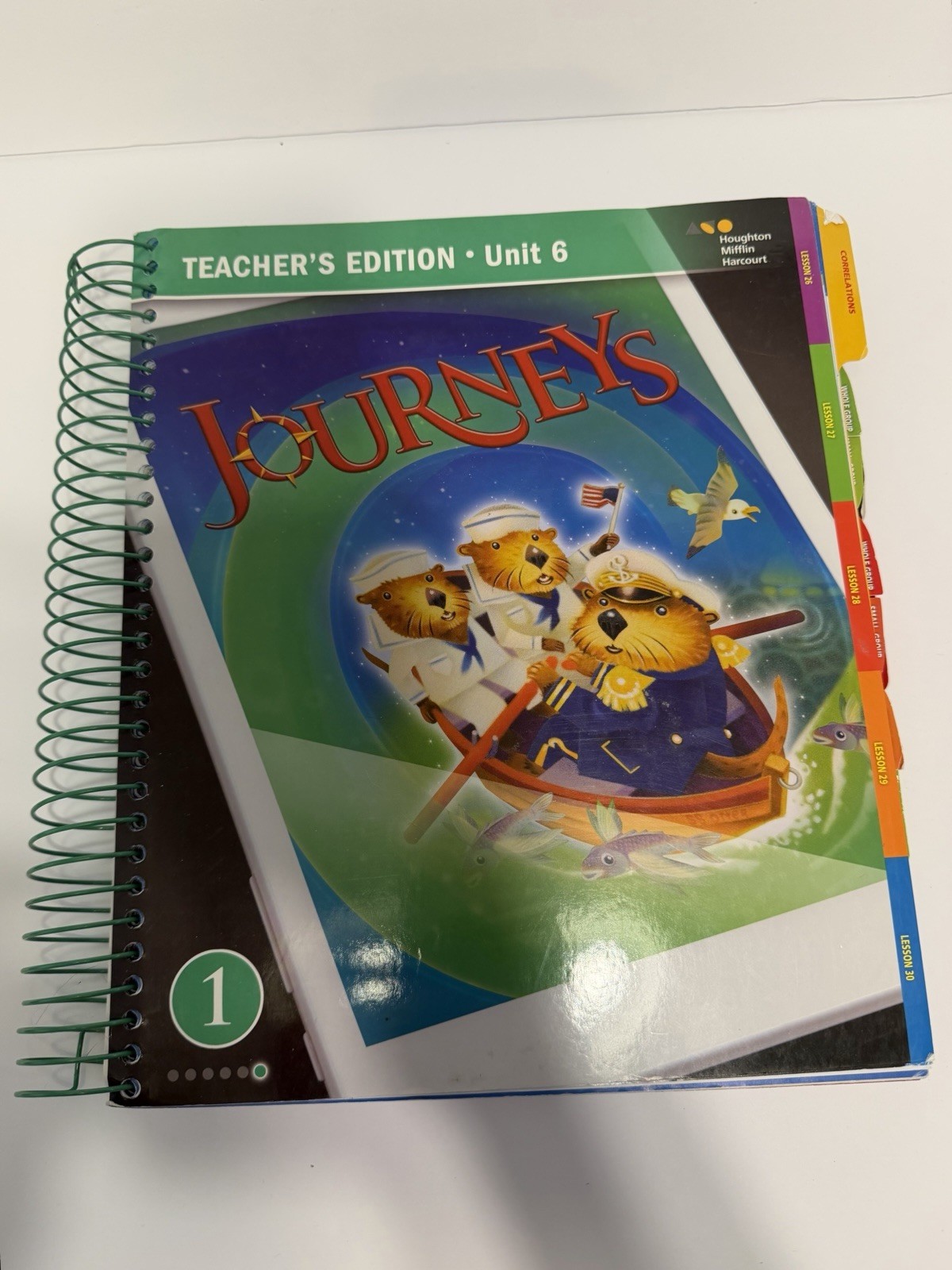 Journeys HMH Teacher Edition Units 1-6 First (1st) Grade 2017